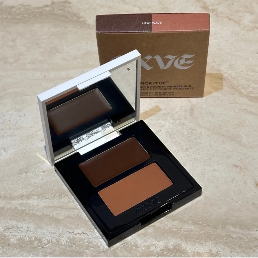 GXVE BY GWEN STEFANI Pick It Up Contour & Talc-Free Powder Bronzer Duo Heat Wave